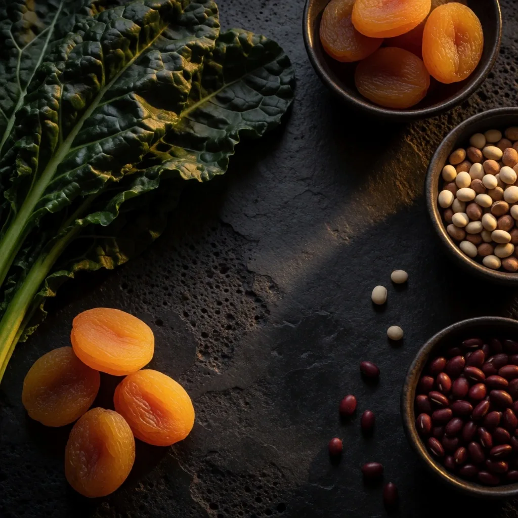 Iron-rich natural food sources